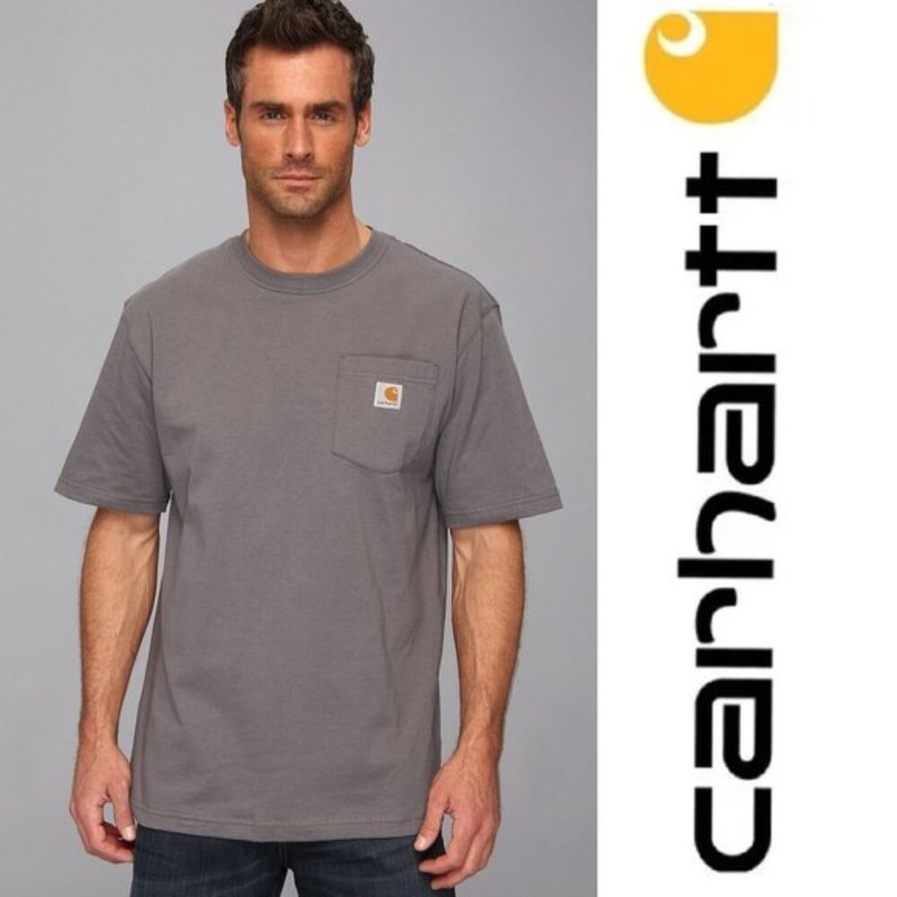 Carhartt | K87 Workwear Pocket Short-Sleeve T-Shirt, Charcoal | Size Extra Large